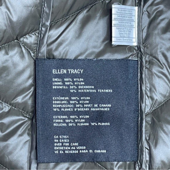 Ellen Tracy Men's Green Puffer Jacket - Picture 8 of 14